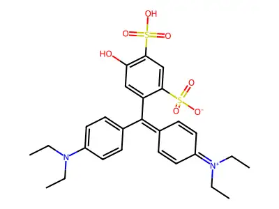 Patent Blue V free acid structure