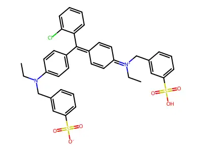 Acid Green 9 free acid structure