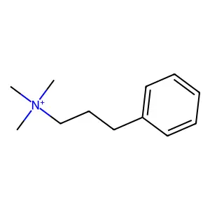 3-Phenylpropyltrimethylammonium structure