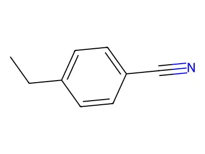 4-乙基苯甲腈 structure