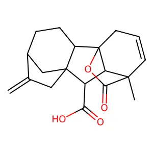 2,3-Didehydrogibberellin A9 structure