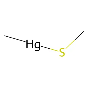 Mercury, (methanethiolato)methyl- structure