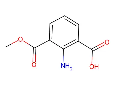 2-Amino-3-(methoxycarbonyl)benzoic acid structure