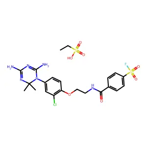 N-(1-(2-(1H-Indol-3-yl)ethyl)-4-piperidinyl)benzenepropanamide hydrochloride structure