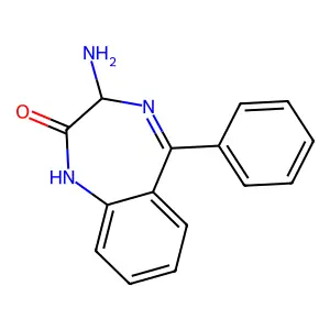 (R)-3-Amino-5-phenyl-1H-benzo[e][1,4]diazepin-2(3H)-one structure