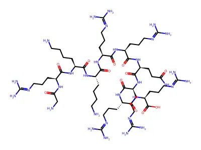 RNA-binding Tat peptide structure