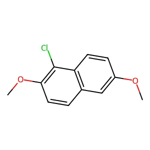 1-Chloro-2,6-dimethoxynaphthalene structure
