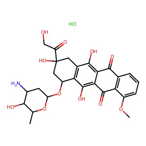 Adriblastin structure