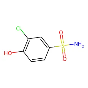 3-Chloro-4-hydroxybenzene-1-sulfonamide structure