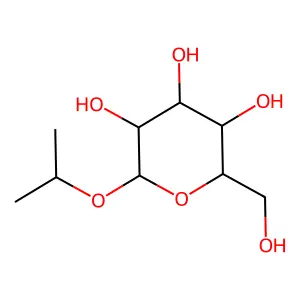 isopropyl alpha-D-glucopyranoside structure