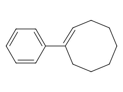 Cyclooctene, 1-phenyl- structure