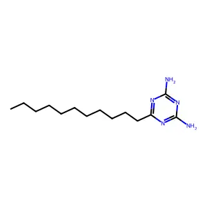 6-十一烷基-1,3,5-三嗪-2,4-二胺 structure