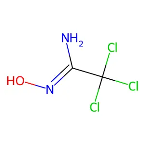 2,2,2-trichloro-N'-hydroxyethanimidamide structure