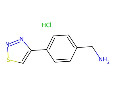 4-(1,2,3-Thiadiazol-4-Yl)Benzylamine Hydrochloride structure
