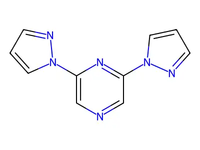 2,6-Bis(1-pyrazolyl)pyrazine structure
