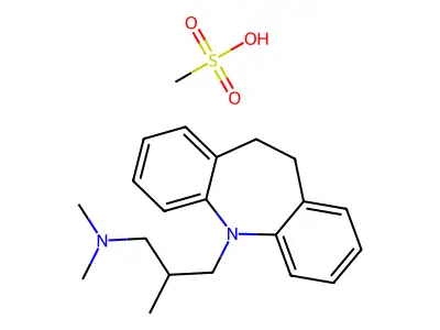 Trimipramine Mesylate structure