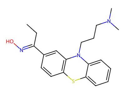 Propionylpromazine oxime structure