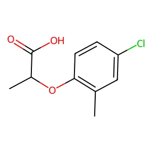 (2S)-2-(4-氯-2-甲基苯氧基)丙酸 structure