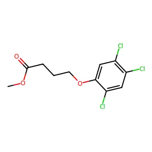 Butyric acid, 4-(2,4,5-trichlorophenoxy)-, methyl ester structure