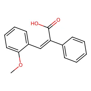 (2-甲氧基亚苄基)苯乙酸 structure