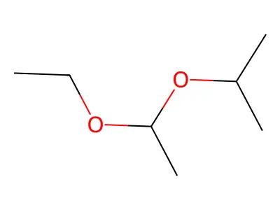(±)-乙醛乙基异丙基缩醛 structure