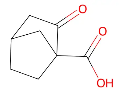 2-Oxobicyclo(2.2.1)heptane-1-carboxylic acid structure