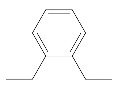 二乙苯 structure