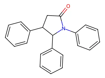 1,4,5-Triphenylpyrrolidin-2-one structure