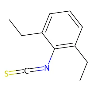 2,6-Diethylphenyl isothiocyanate structure