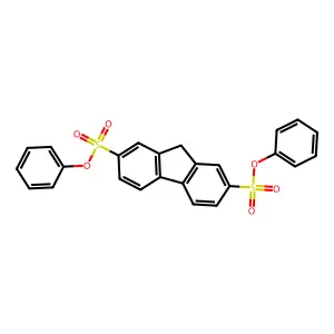 diphenyl 9H-fluorene-2,7-disulfonate structure