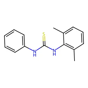 1-Phenyl-3-(2,6-xylyl)-2-thiourea structure