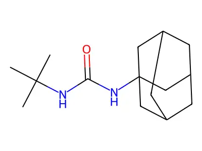 1-(1-Adamantyl)-3-tert-butylurea structure