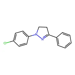 1-(4-Chlorophenyl)-3-phenyl-4,5-dihydro-1H-pyrazole structure