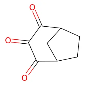 Bicyclo(3.2.1)octane-2,3,4-trione structure
