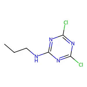 4,6-二氯-N-丙基-1,3,5-三嗪-2-胺 structure