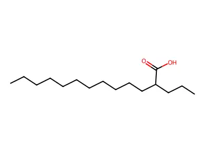 2-Propyl-tridecanoic acid structure