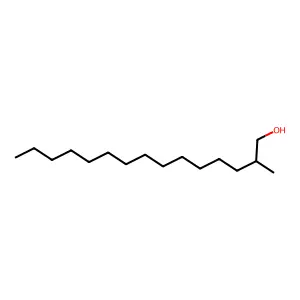 2-Methyl-1-pentadecanol structure