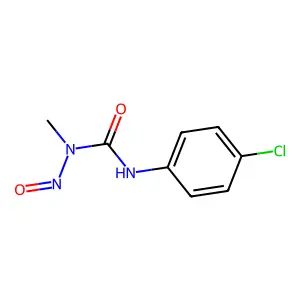 N-methyl-N'-(4-chlorophenyl)-N-nitrosourea structure