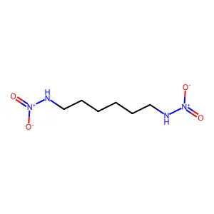 N,N'-二硝基-1,6-己二胺 structure