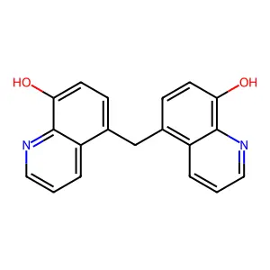 5-[(8-Hydroxyquinolin-5-yl)methyl]quinolin-8-ol structure