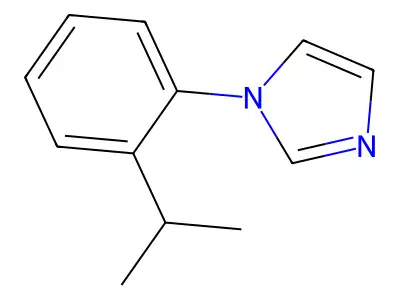 1H-Imidazole, 1-(2-(1-methylethyl)phenyl)- structure