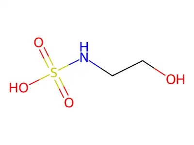 2-Hydroxyethylsulfamic acid structure