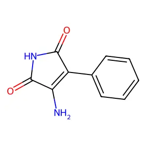 3-amino-4-phenyl-1H-Pyrrole-2,5-dione structure