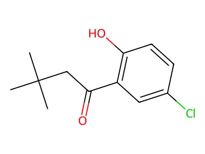 1-(5-Chloro-2-hydroxyphenyl)-3,3-dimethylbutan-1-one structure