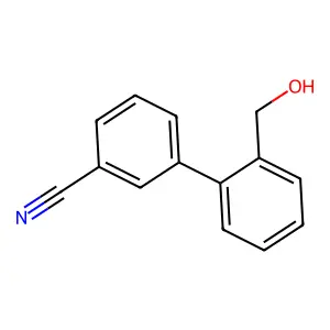 3-[2-(Hydroxymethyl)phenyl]benzonitrile structure