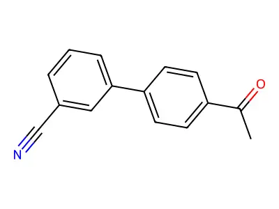 3-(4-Acetylphenyl)benzonitrile structure