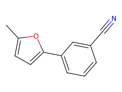 3-(5-Methylfuran-2-yl)benzonitrile structure