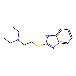 2-(1H-苯并咪唑-2-基硫代)-N,N-二乙基乙胺 structure