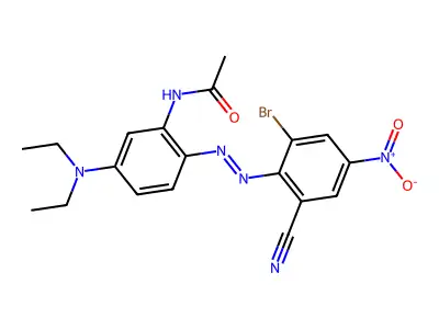 DISPERSE BLUE 183:1 structure