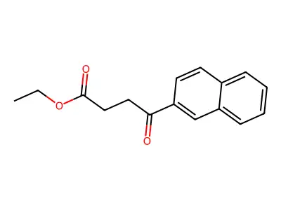 Ethyl 4-(2-naphthyl)-4-oxobutyrate structure